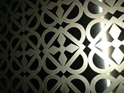 Laser engraving on mirror